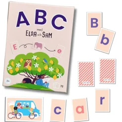ABC med Elsa og Sam bokstavspill, fra 3 år