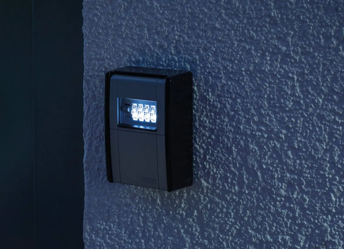 Abus KeyGarage 787 LED-nøkkelskap, opplyst kodelås