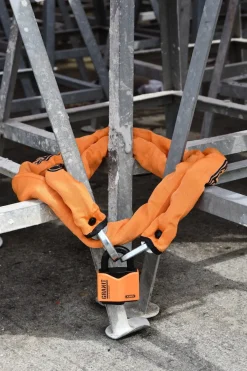 Abus låsekjetting 9KS200 oransje 2 meter, klasse 3