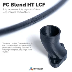 Addnorth PC Blend HT LCF Filament svart 1,75 mm, 500 g