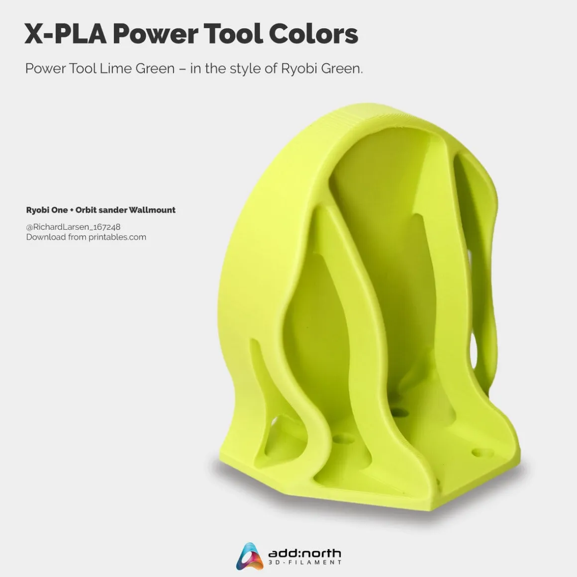 Addnorth X-PLA Filament Power Tool 1,75 mm, 1 kg