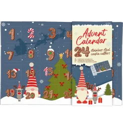 Adventskalender med 24 pepperkakeformer