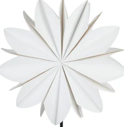 Adventsstjerne blomst papir 50 cm hvit, Northlight