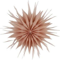 Adventsstjerne brettet papir rosa 60 cm Northlight