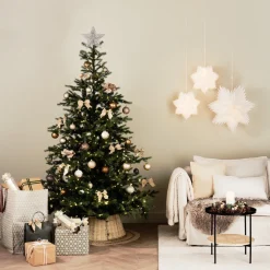 Adventsstjerne hvit papirblomst, 50 cm, Northlight