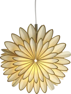 Adventsstjerne i papp blomst 25 cm, Northlight