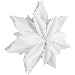 Adventsstjerne papir 50 cm hvit, Northlight