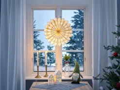 Adventsstjerne papp blomst 46 cm, Northlight