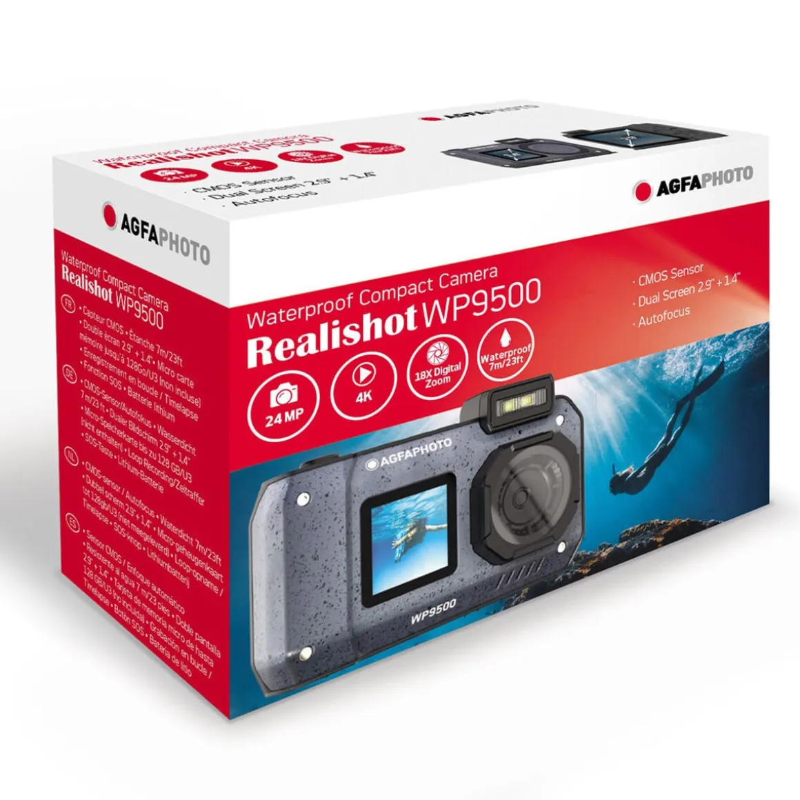 AgfaPhoto Realishot WP9500 vanntett digitalkamera
