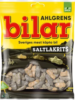 Ahlgrens bilar salt lakris, 100 g