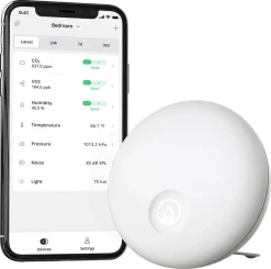 Airthings Wave Enhance innendørs luftkvalitetsmåler
