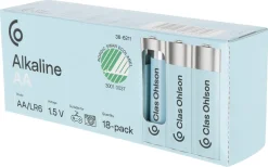 Alkalisk AA/LR6-batteri 18 pk