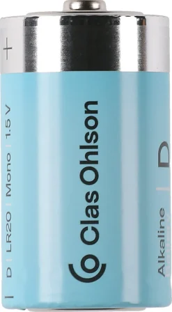 Alkalisk batteri D / LR20 Clas Ohlson