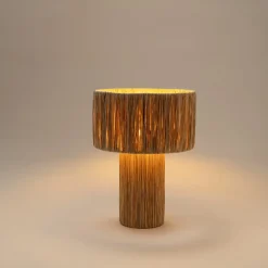 Amanda bordlampe i naturfiber 44 cm, Northlight