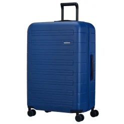American Tourister Novastream stor trillekoffert 4 hjul blå