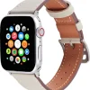 Anmiki Apple Watch klokkereim 38, 40 og 41 mm, skinnimitasjon