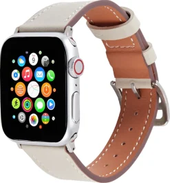 Anmiki Apple Watch klokkereim 38, 40 og 41 mm, skinnimitasjon
