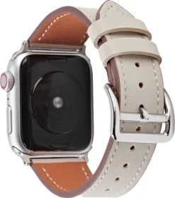 Anmiki Apple Watch klokkereim 38, 40 og 41 mm, skinnimitasjon