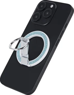Anmiki glitter mobilholder magnet med ring, mobilstativ