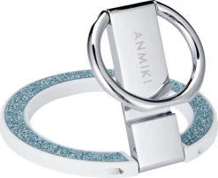 Anmiki glitter mobilholder magnet med ring, mobilstativ