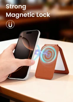 Anmiki magnetisk kortholder til mobil med speil