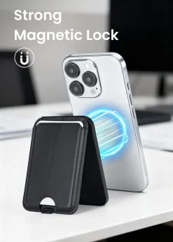Anmiki MagSafe magnetisk kortholder med stativ
