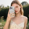 Anmiki mobildeksel Flower for iPhone 17e / 16e / 15 / 14 / 13
