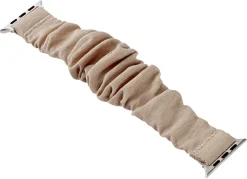 Anmiki Satin Apple Watch scrunchie klokkereim, 42, 44, 45, 46, 49 mm