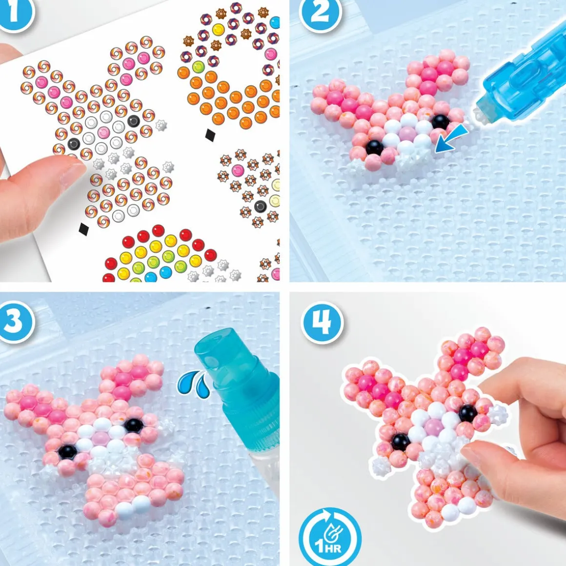 Aquabeads Startsett med 900 vannperler og oppbevaringskoffert