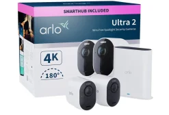 Arlo Ultra 2 Spotlight overvåkningskamera med Wi-Fi, 2-pakning