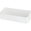 Baderomshylle selvklebende 24 x 9,5 x 7,6 cm, hvit