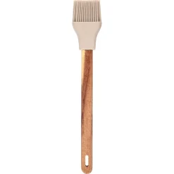 Bakepensel i tre og silikon, 30,5 cm