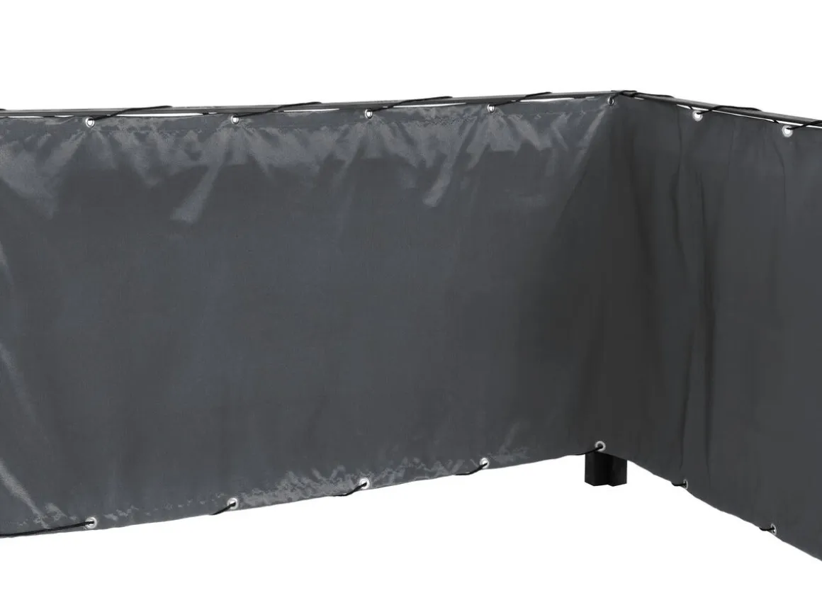 Balkongskjerm stoff, vindskjerm balkong, 240 x 80 cm