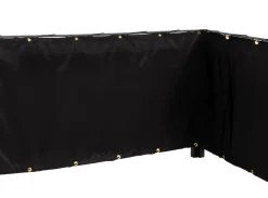 Balkongskjerm stoff, vindskjerm balkong, 240 x 80 cm