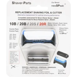 Barberhode 10B/20B til barbermaskin Braun Series 1
