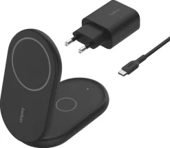 Belkin BoostCharge 2-i-1 ladestasjon, WIZ028vf
