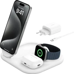 Belkin BoostCharge 3-i-1 ladestasjon, WIZ029vf
