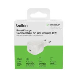 Belkin BoostCharge USB-C-lader 45 W, WCA013kqWH