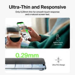 Belkin InvisiGlass Privacy iPhone 17 Air skjermbeskytter