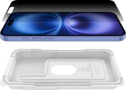Belkin InvisiGlass Privacy skjermbeskytter, iPhone 16 Plus / 15 Plus / 14 Pro Max