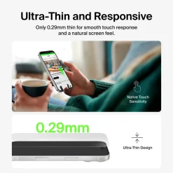 Belkin Recycled InvisiGlass skjermbeskytter for iPhone 17 Pro Max