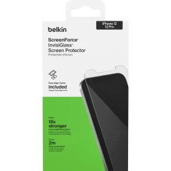 Belkin Recycled InvisiGlass skjermbeskytter for iPhone 12 / 12 Pro