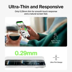Belkin Recycled InvisiGlass skjermbeskytter for iPhone 17 Pro