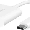 Belkin RockStar USB-C til 3,5 mm og USB-C adapter