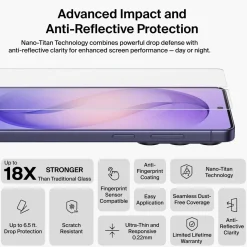 Belkin ScreenForce Titan skjermbeskytter for Galaxy S26 Ultra