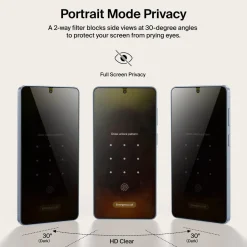 Belkin ScreenForce Titan Privacy Filter skjermbeskytter for Galaxy S26+