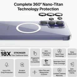 Belkin ScreenForce Titan 3-i-1 skjermbeskytter for Galaxy S26 Ultra