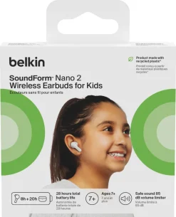 Belkin Soundform Nano V2 in-ear-ørepropper til barn