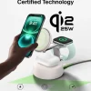 Belkin UltraCharge Pro 3-i-1 Qi2-lader, 25W