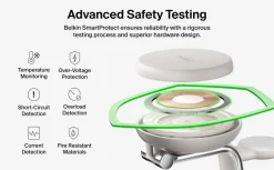 Belkin UltraCharge Pro 3-i-1 Qi2-lader, 25W